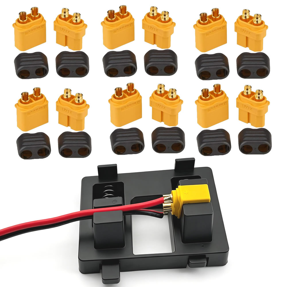 Drone Battery Connector - XT60 connectorplug met behuizing, vrouwelijke/mannelijke XT60