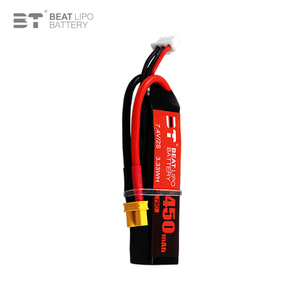 BEAT 2S 7.4V 450mAh 75C LiPo B - Drone Battery Connector recensie en prijs