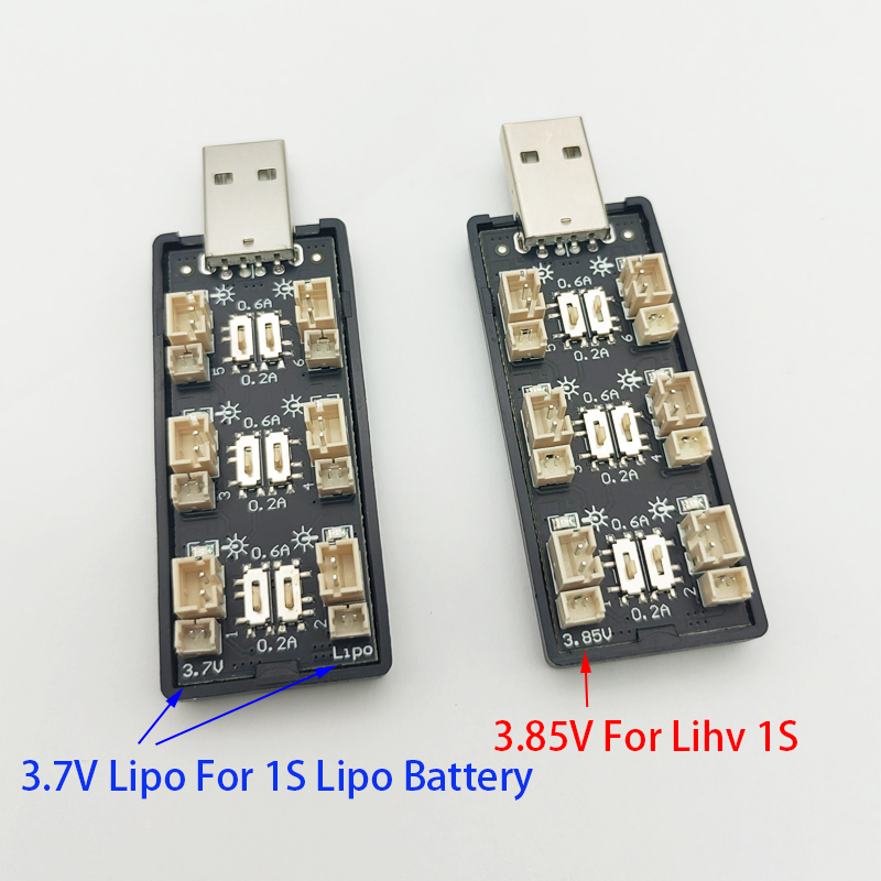 6CH USB 1S LiPo/LiHv 3.7 V/4.2 - Drone Battery Plate recensie en prijs