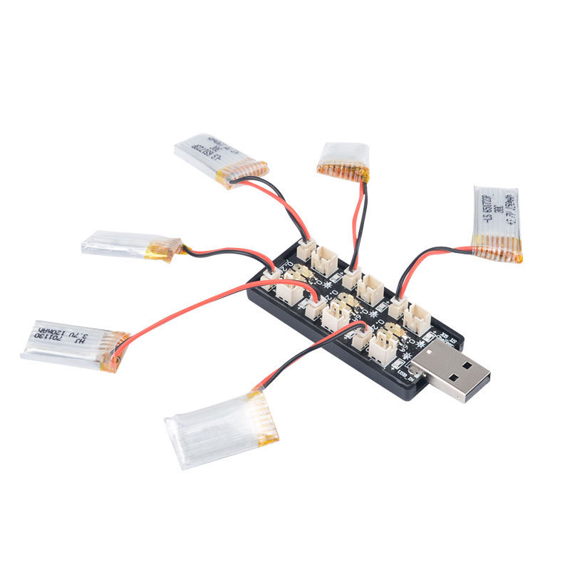 6CH USB 1S LiPo/LiHv 3.7 V/4.2 - Drone Battery Plate recensie en prijs
