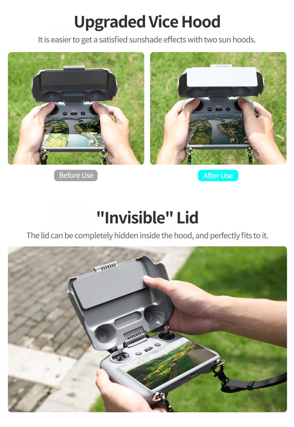 Scherm beschermhoes zonnescher - Dji Drone Mini 4 Pro recensie en prijs